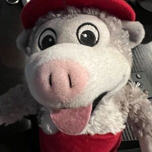 Gray and Red Plush Collectable